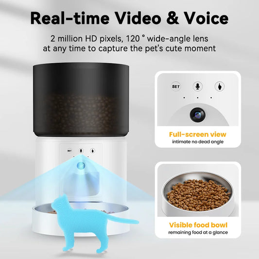 FeedoPal – Smart Pet Feeder with Camera & WiFi