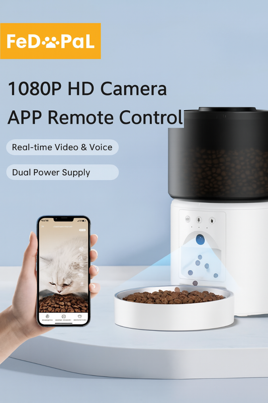 FeedoPal – Smart Pet Feeder with Camera & WiFi